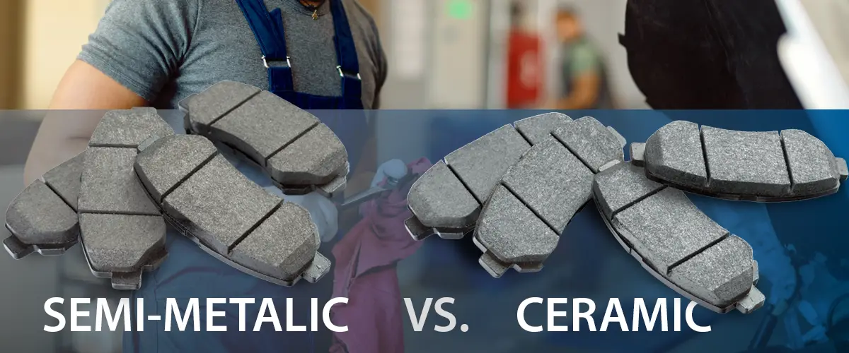 Ospec and stopx ceramic pads vs semi-Metallic brake pads
